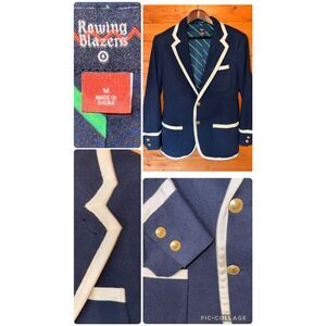 Rare Rowing Blazers heavyweight Wool Poly blazer Target collab Men's M 42 R